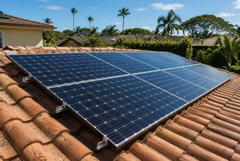 Installation de panneaux solaires à Marsaz